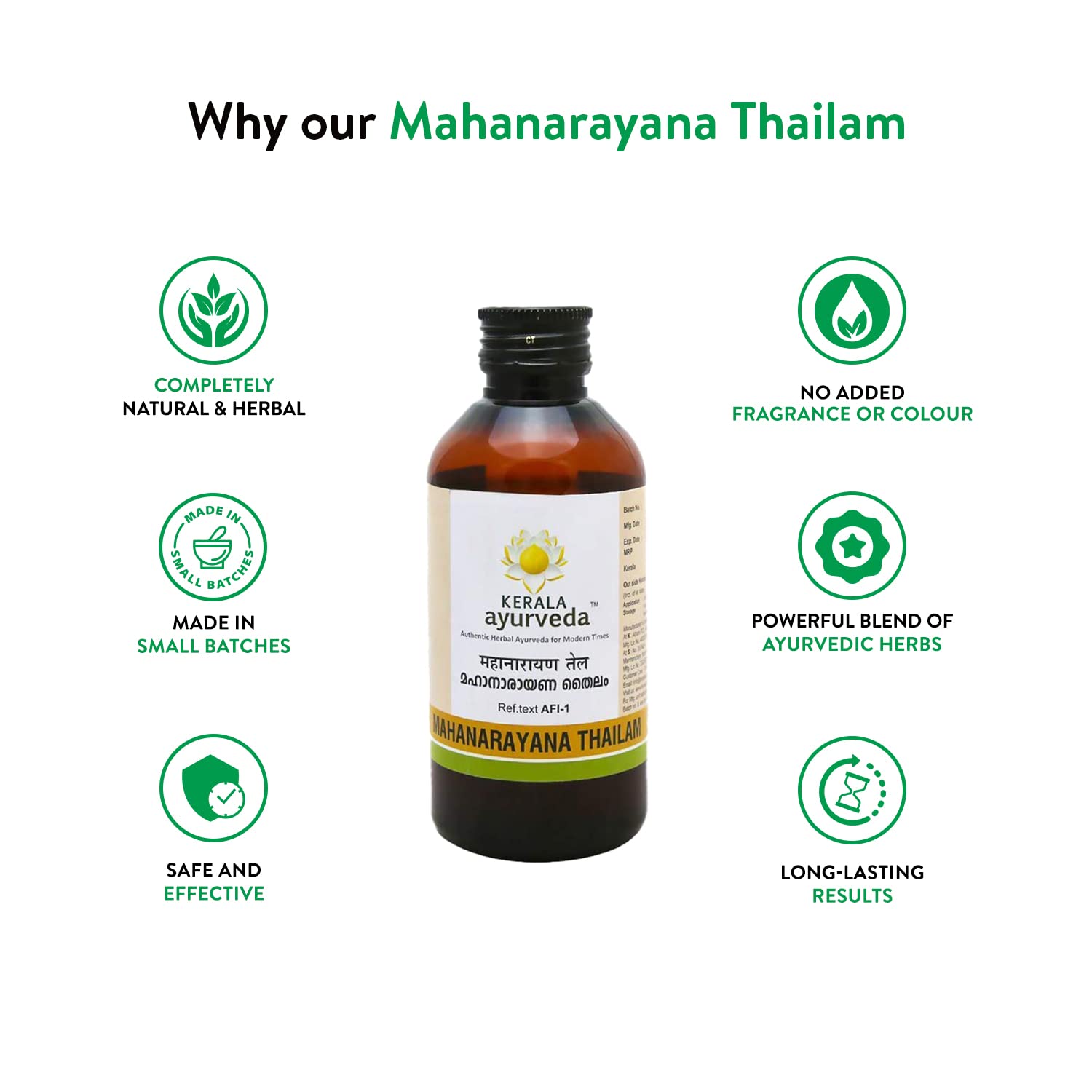 Kerala Ayurveda Mahanarayana Thailam - 200 ml
